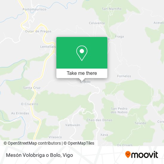 Mesón Volobriga o Bolo map