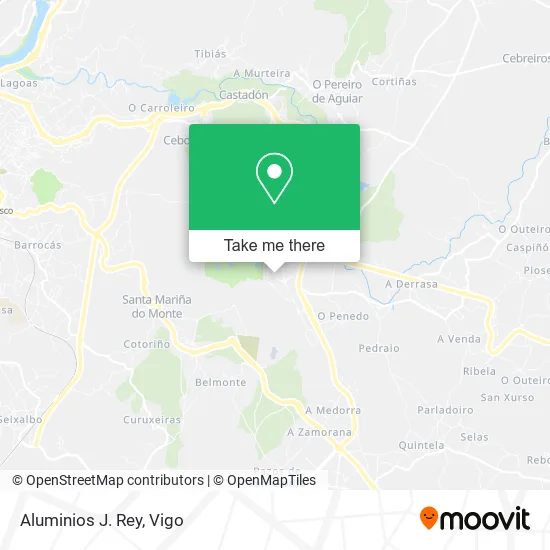 Aluminios J. Rey map