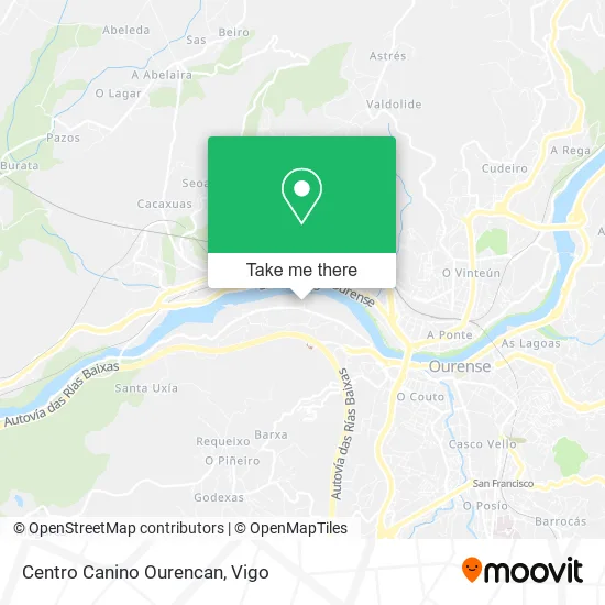 Centro Canino Ourencan map
