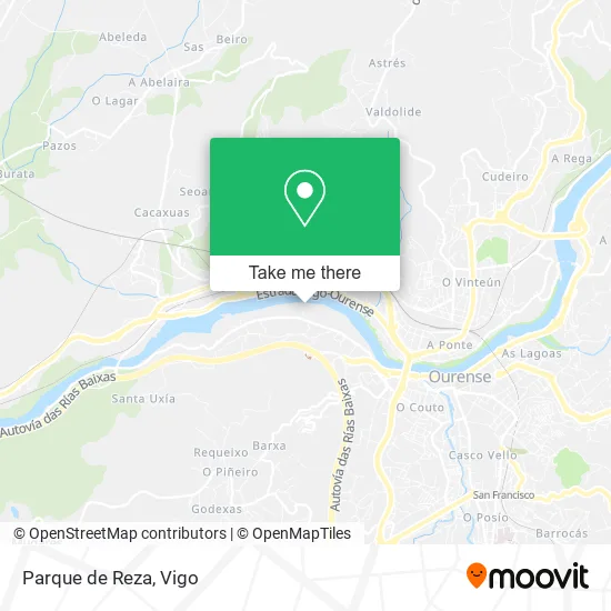 Parque de Reza map