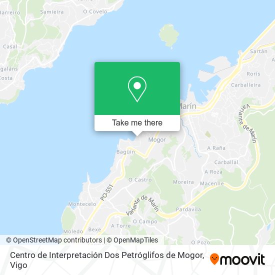 Centro de Interpretación Dos Petróglifos de Mogor map