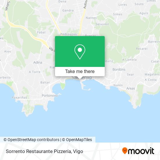 Sorrento Restaurante Pizzería map