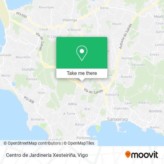 Centro de Jardinería Xesteiriña map