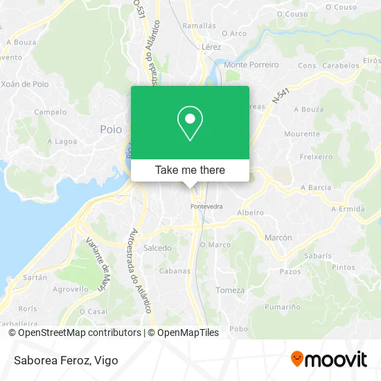 Saborea Feroz map