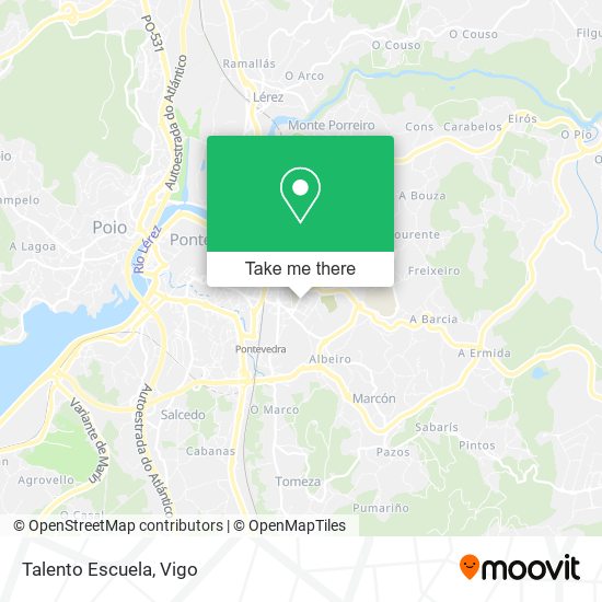 Talento Escuela map