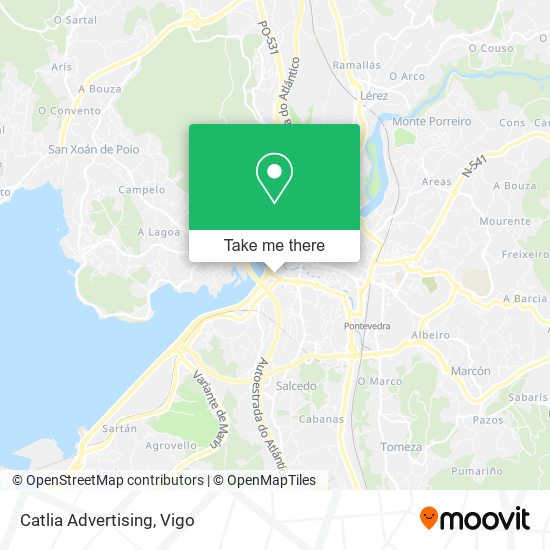 mapa Catlia Advertising