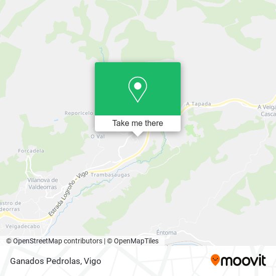 Ganados Pedrolas map