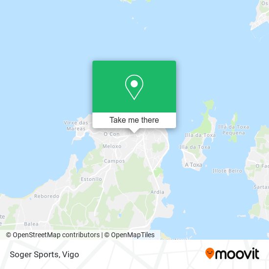 mapa Soger Sports