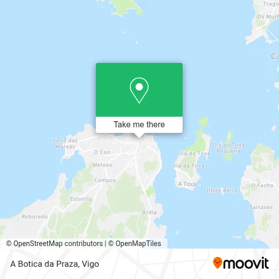 A Botica da Praza map