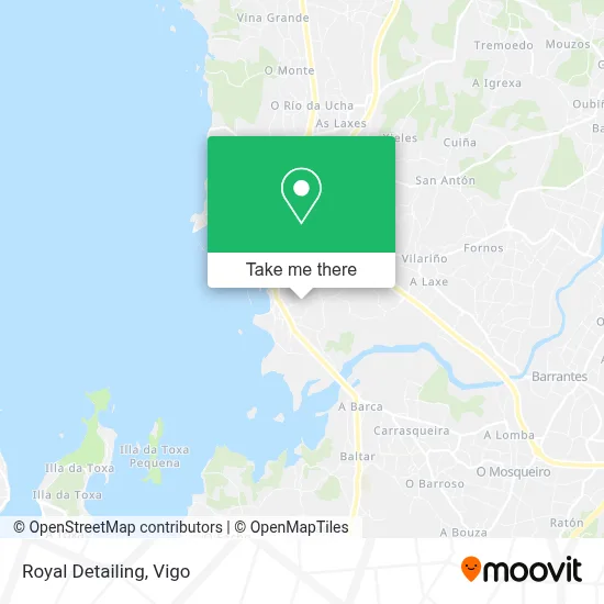 Royal Detailing map