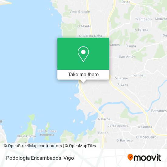 Podología Encambados map