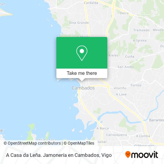 A Casa da Leña. Jamonería en Cambados map