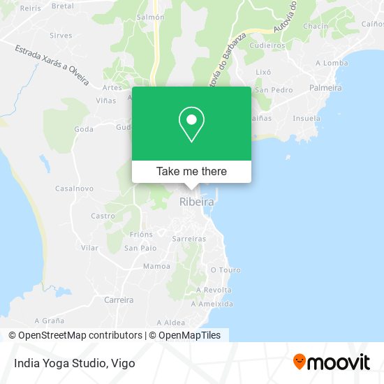 India Yoga Studio map