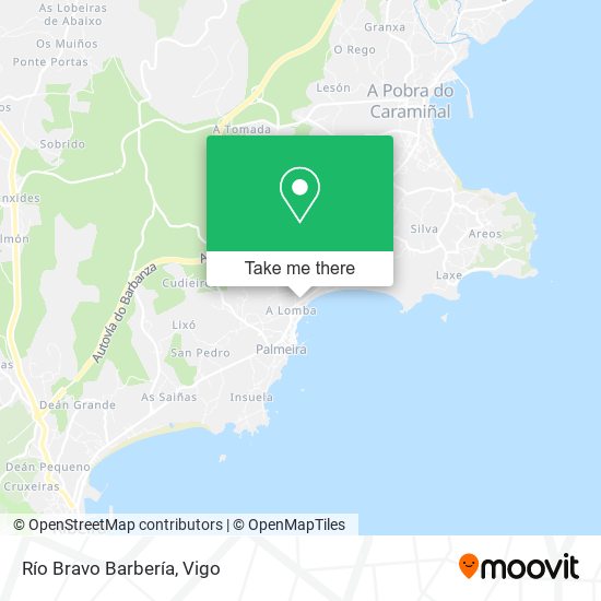 mapa Río Bravo Barbería