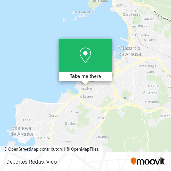 Deportes Rodas map