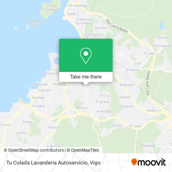 Tu Colada Lavandería Autoservicio map