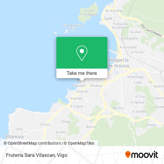 Frutería Sara Vilaxoan map