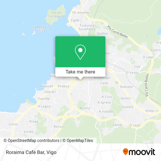 Roraima Café Bar map