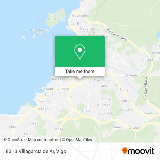 8313 Villagarcía de Ar map
