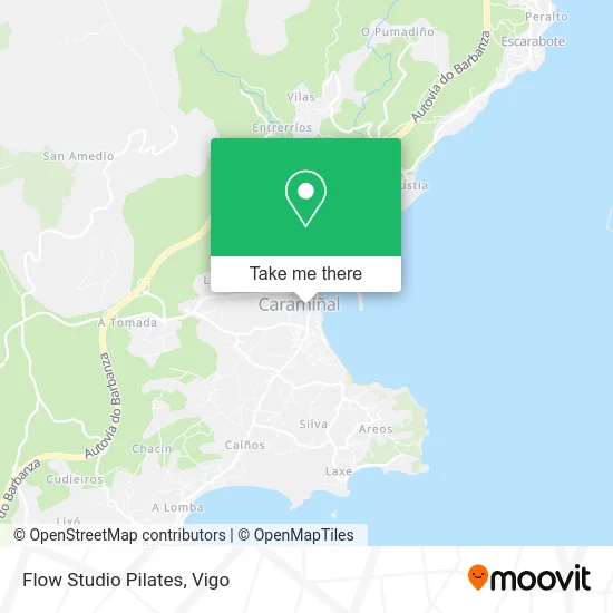 Flow Studio Pilates map