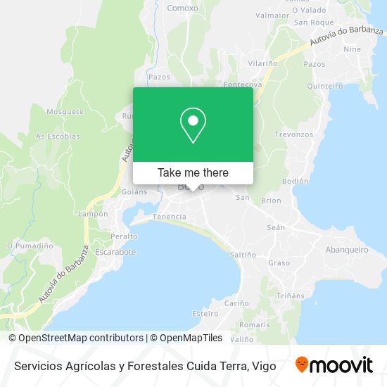 Servicios Agrícolas y Forestales Cuida Terra map