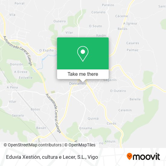 Eduvía Xestión, cultura e Lecer, S.L. map