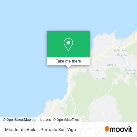 Mirador da Atalaia Porto do Son map