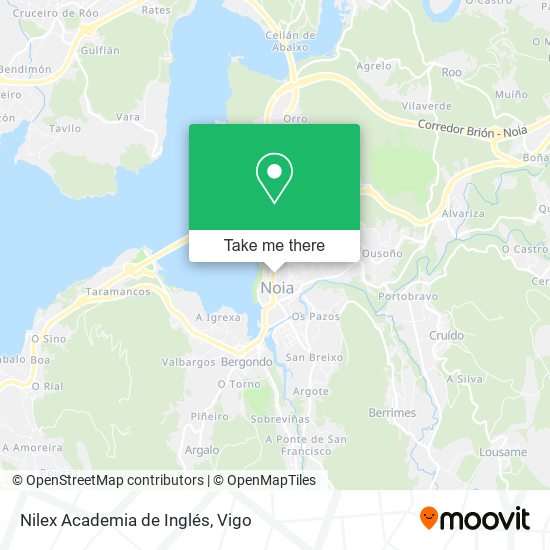 Nilex Academia de Inglés map