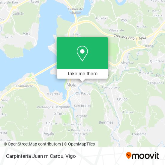 Carpintería Juan m Carou map