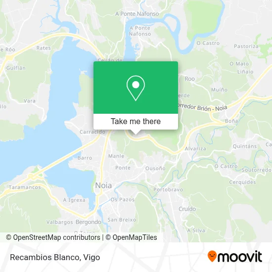 Recambios Blanco map