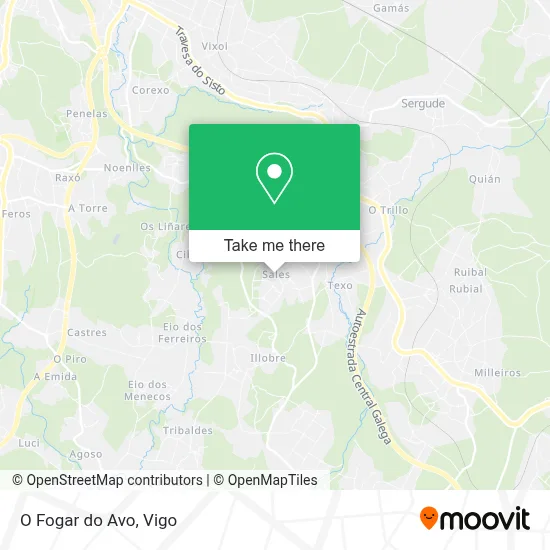 O Fogar do Avo map