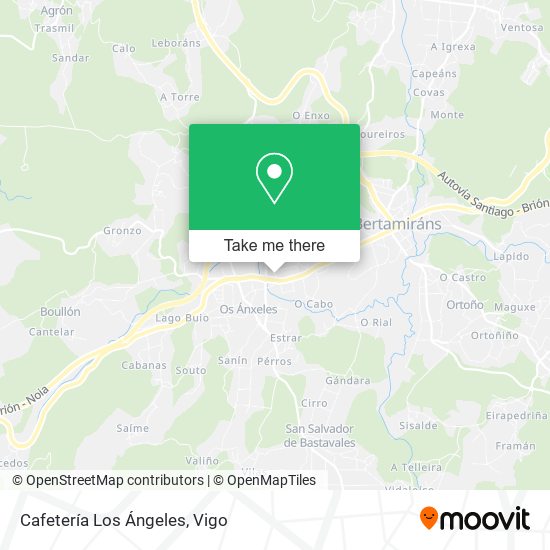 Cafetería Los Ángeles map