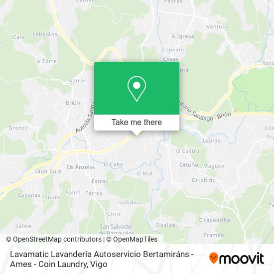 Lavamatic Lavandería Autoservicio Bertamiráns - Ames - Coin Laundry map