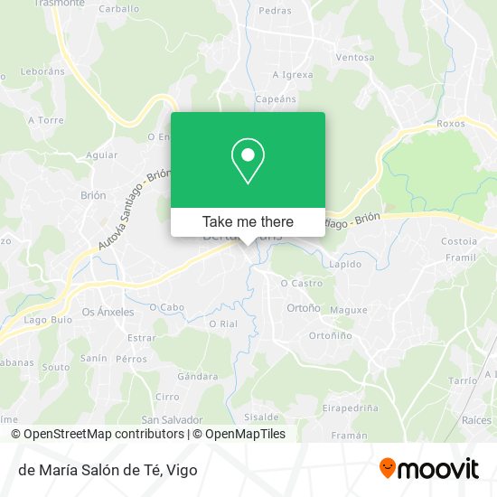 de María Salón de Té map