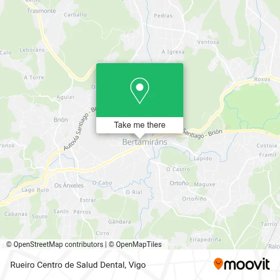 Rueiro Centro de Salud Dental map