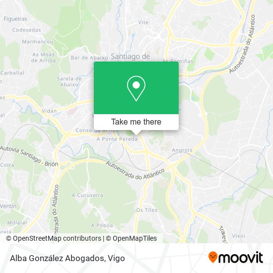 Alba González Abogados map
