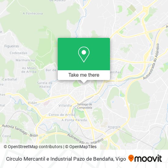 Círculo Mercantil e Industrial Pazo de Bendaña map