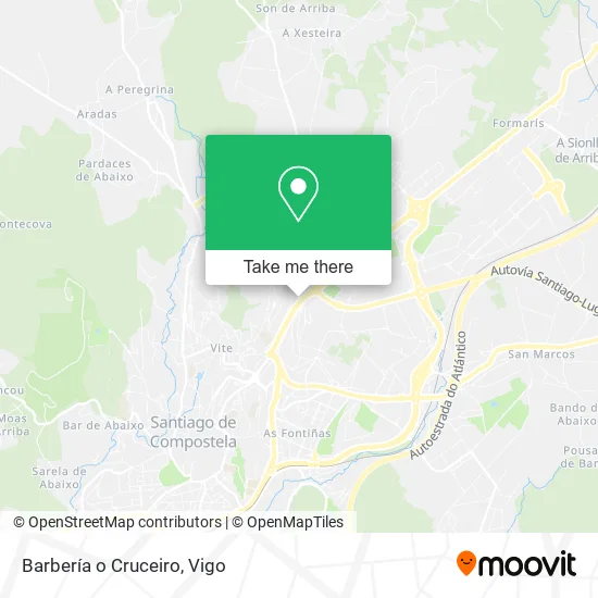Barbería o Cruceiro map