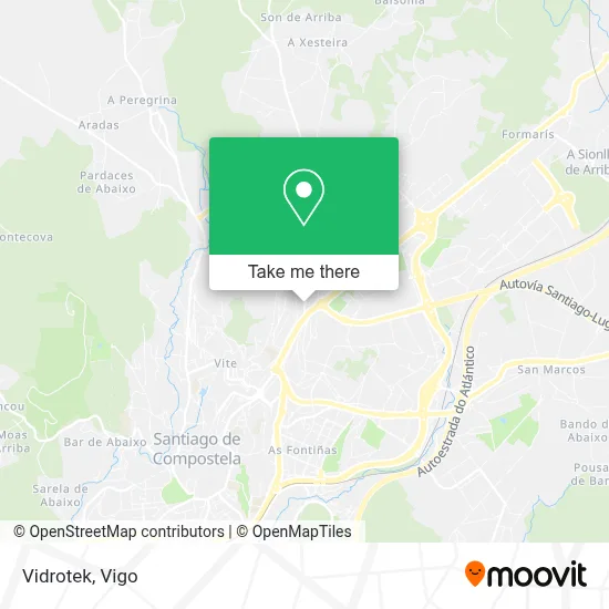 Vidrotek map