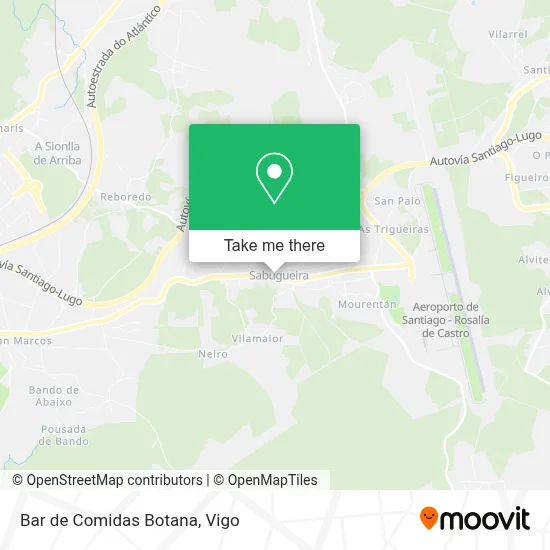 Bar de Comidas Botana map