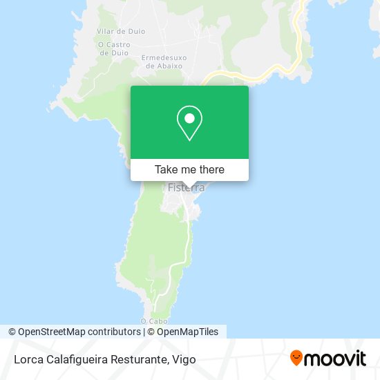 Lorca Calafigueira Resturante map