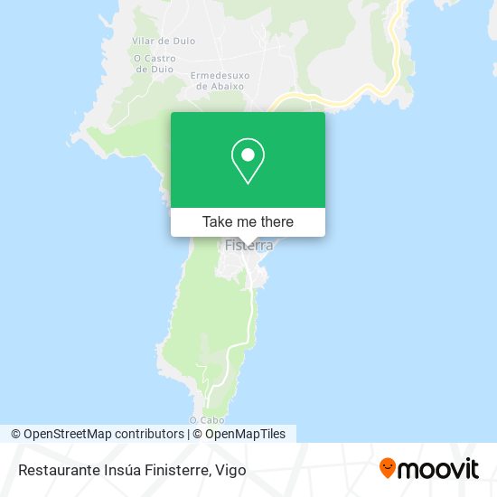 Restaurante Insúa Finisterre map