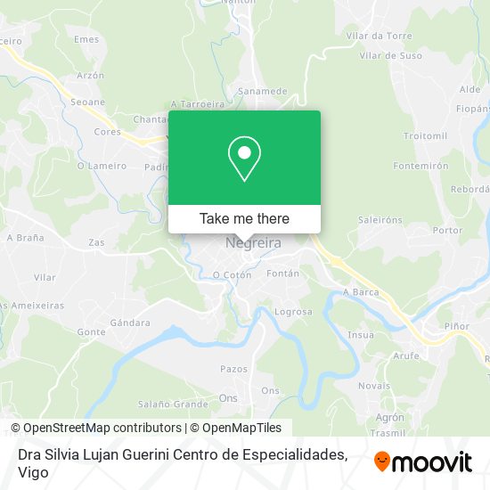 Dra Silvia Lujan Guerini Centro de Especialidades map