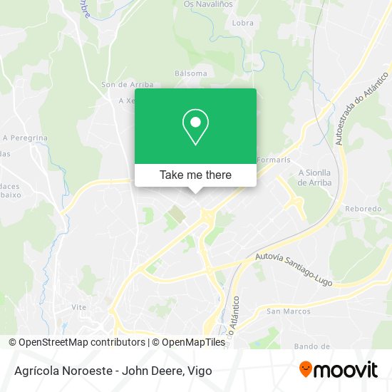 Agrícola Noroeste - John Deere map