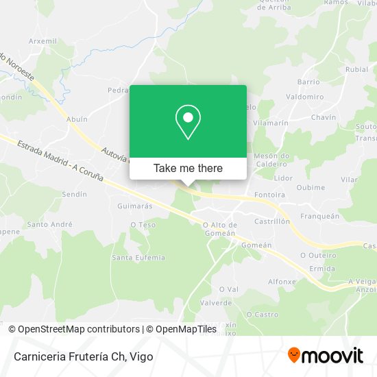Carniceria Frutería Ch map