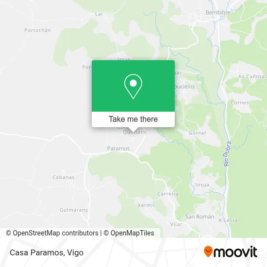 Casa Paramos map