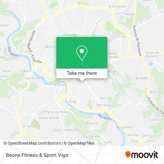 Beone Fitness & Sport map