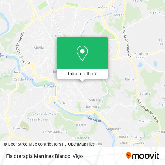 Fisioterapia Martínez Blanco map