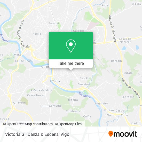Victoria Gil Danza & Escena map