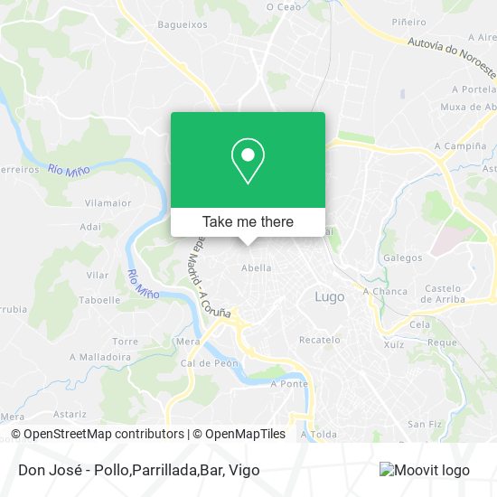 Don José - Pollo,Parrillada,Bar map